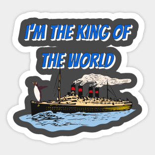 Penguin Titanic Sticker